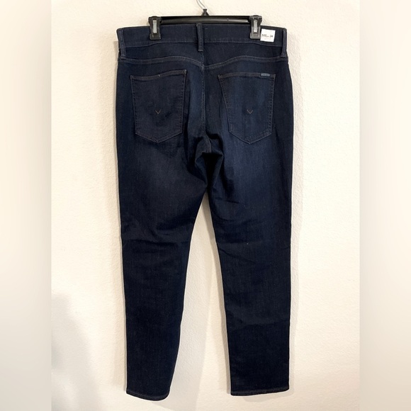 Hudson Men’s Blake Jeans 34 Waist Dark Wash Slim Straight Leg High Waist - Picture 5 of 15